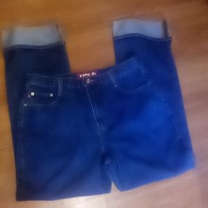 EUC Vintage Jrs "Zana-di" high rise cuffed denim jeans